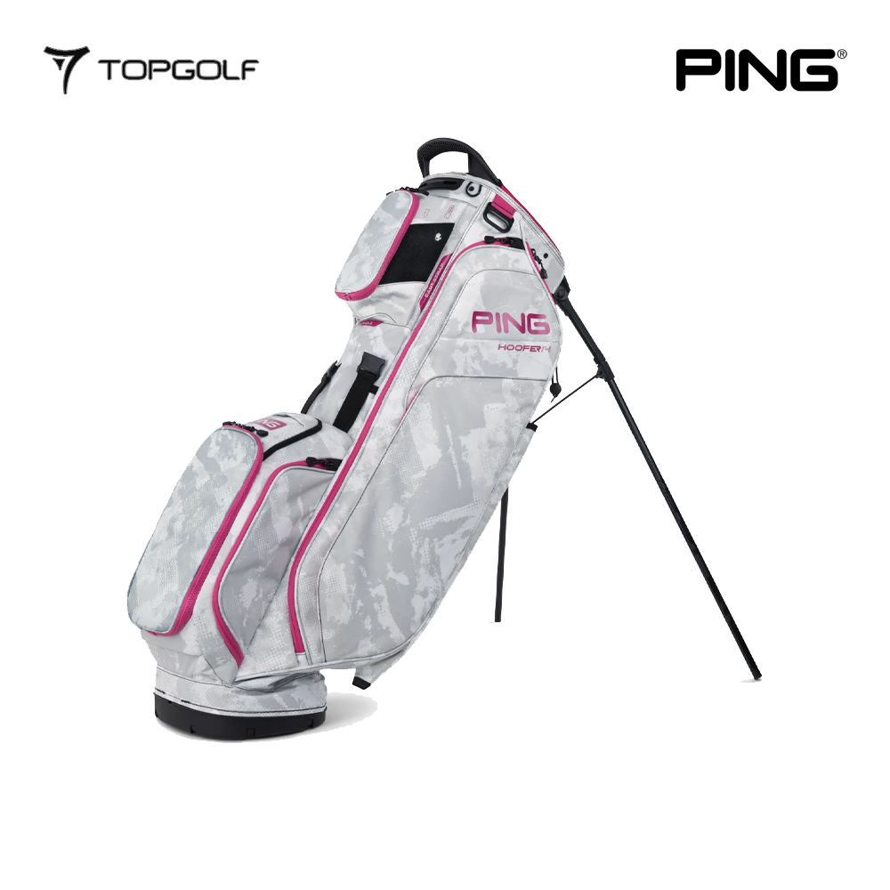 PING STAND BAG HOOFER 14 231 26 PLATINUM GRAFFITI/MALIBU ROSE