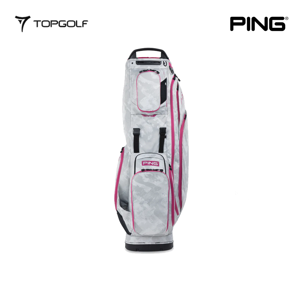 PING STAND BAG HOOFER 14 231 26 PLATINUM GRAFFITI/MALIBU ROSE