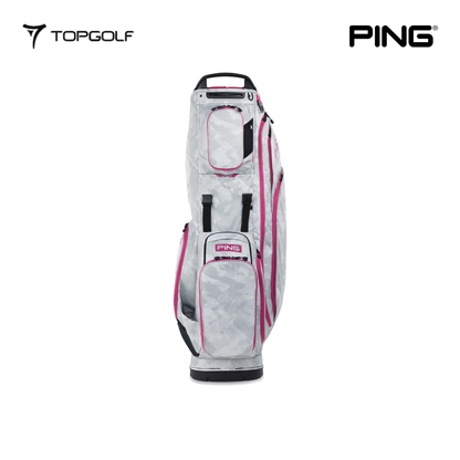 PING STAND BAG HOOFER 14 231 26 PLATINUM GRAFFITI/MALIBU ROSE