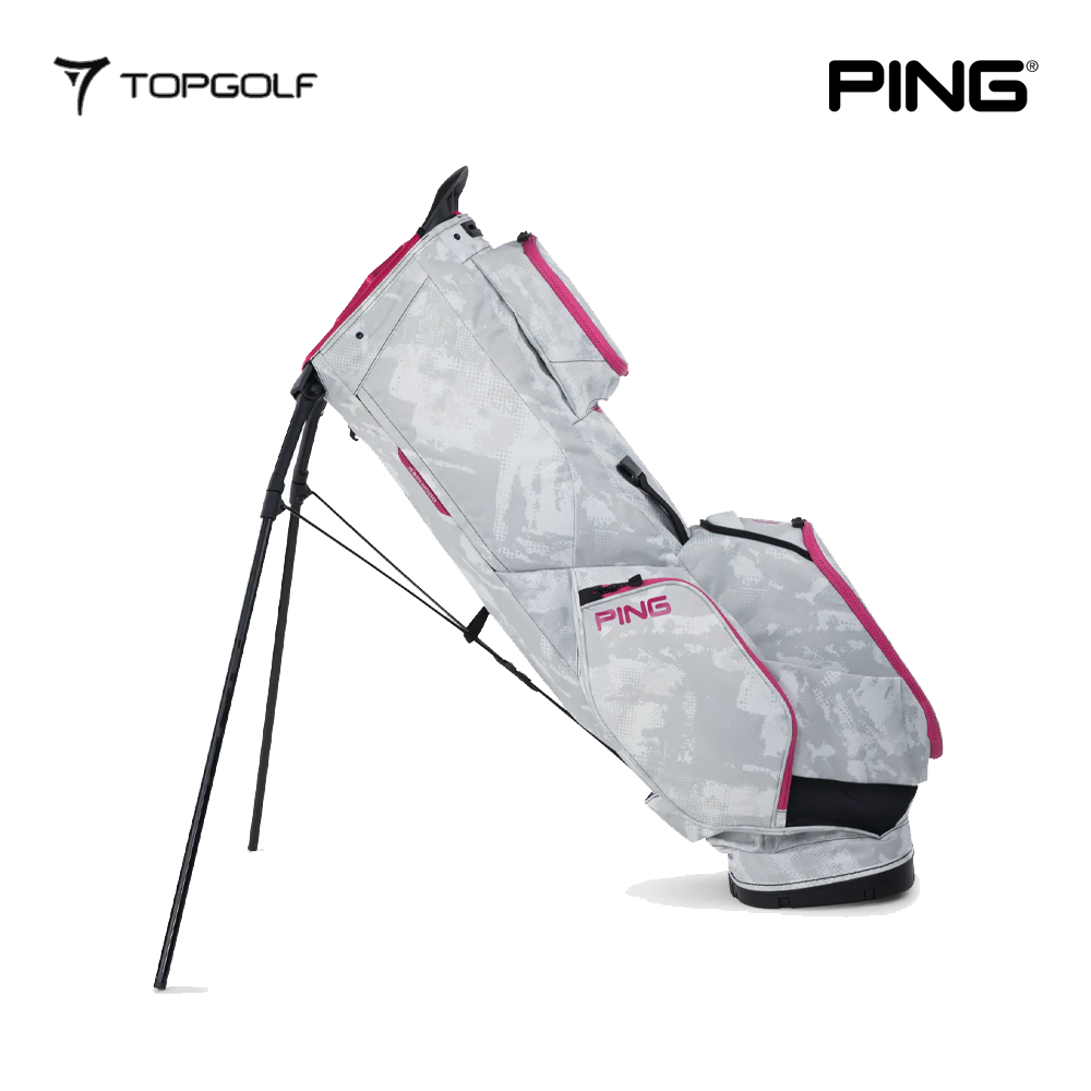 PING STAND BAG HOOFER 14 231 26 PLATINUM GRAFFITI/MALIBU ROSE