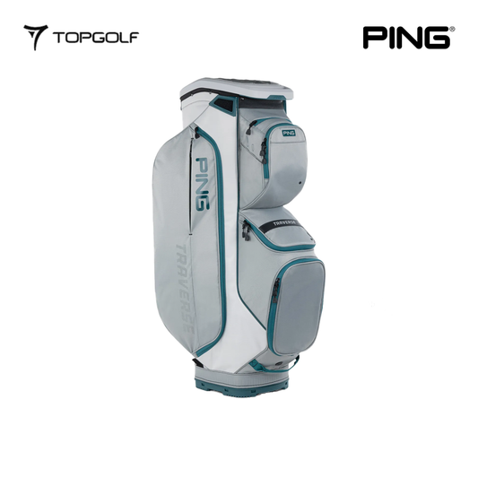 PING CADDIE BAG TRAVERSE 244 26 GREY/PLATINUM/ATLANTIC