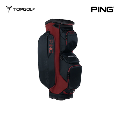 PING CADDIE BAG TRAVERSE 244 26 BLACK/HEATHER RED