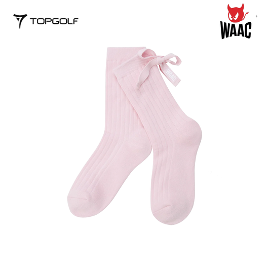 WAAC Socks W Athletic Ribbon WQLCX25412-PIL 25SS – Kaos Kaki Golf Wanita Sporty