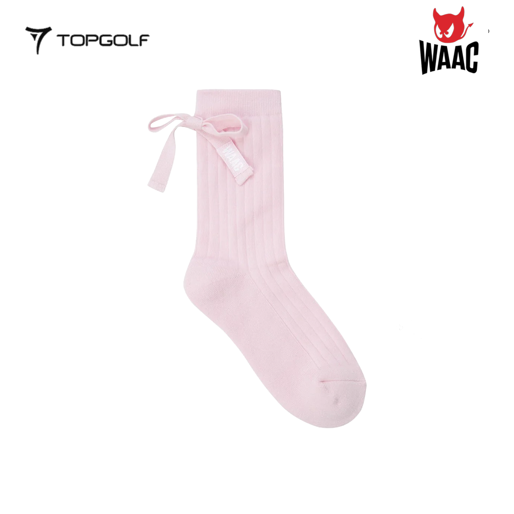 WAAC Socks W Athletic Ribbon WQLCX25412-PIL 25SS – Kaos Kaki Golf Wanita Sporty