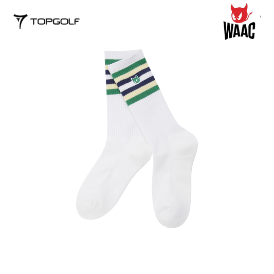 WAAC Socks Women SS25 WGLCX25114-GRX FR – Kaos Kaki Golf Wanita Stylish & Nyaman