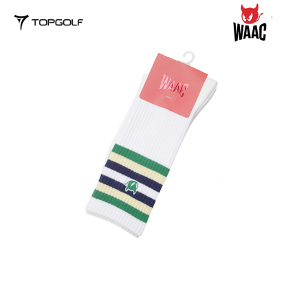 WAAC Socks Women SS25 WGLCX25114-GRX FR – Kaos Kaki Golf Wanita Stylish & Nyaman