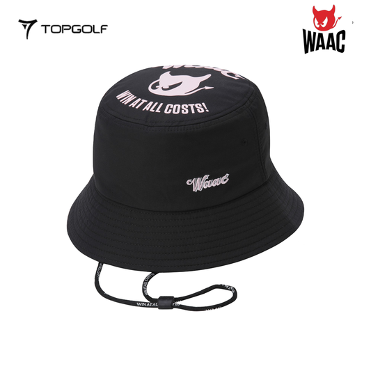 WAAC Cap Women SS25 WGRCX25112-BKX FR – Topi Golf Wanita Sporty Elegan Adjustable