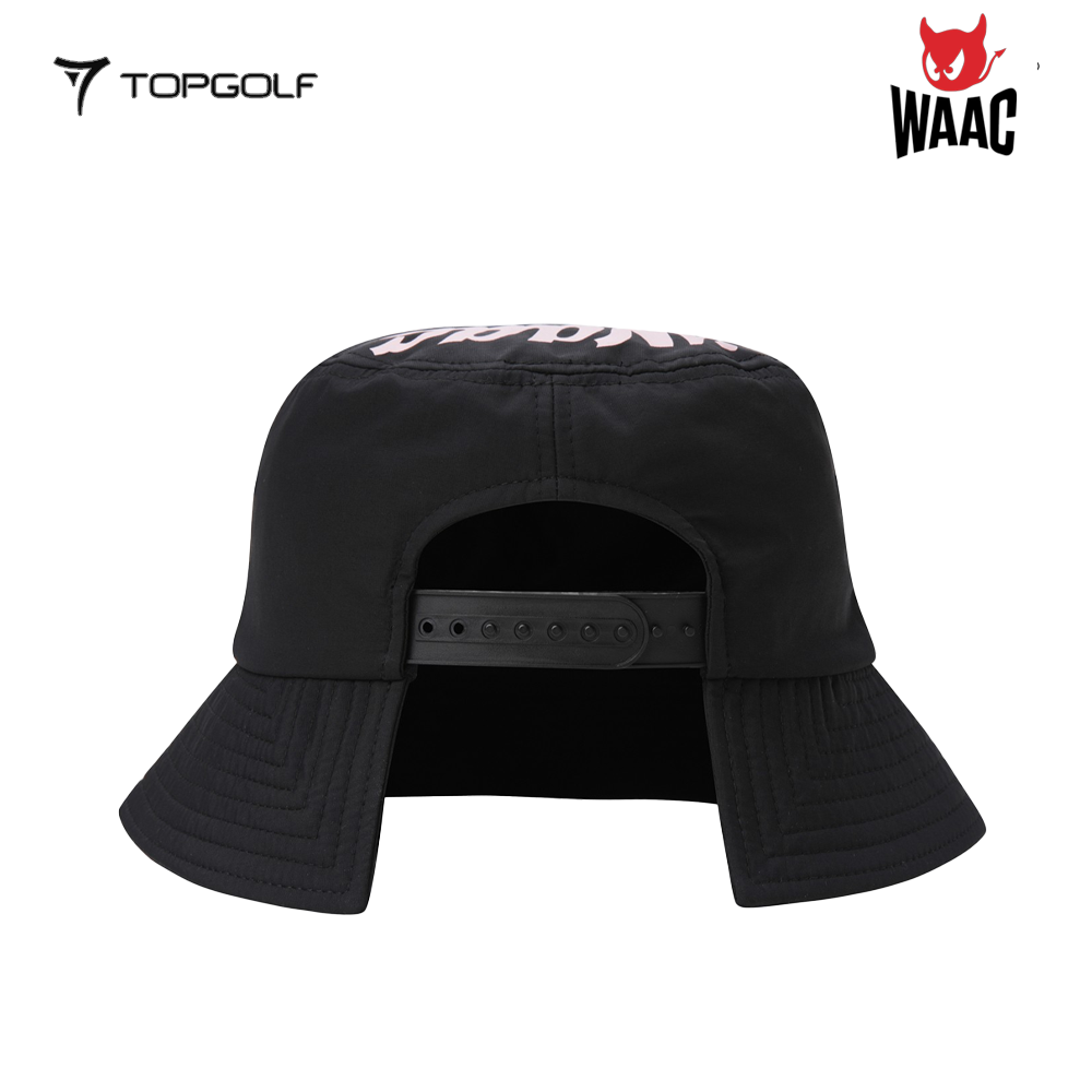 WAAC Cap Women SS25 WGRCX25112-BKX FR – Topi Golf Wanita Sporty Elegan Adjustable