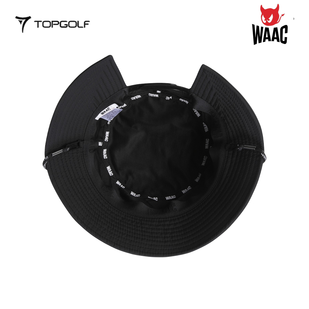 WAAC Cap Women SS25 WGRCX25112-BKX FR – Topi Golf Wanita Sporty Elegan Adjustable