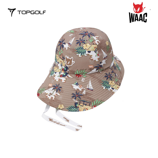 WAAC Cap Women SS25 WGRCX25310-BEX FR – Topi Golf Wanita Sporty Klasik Adjustable