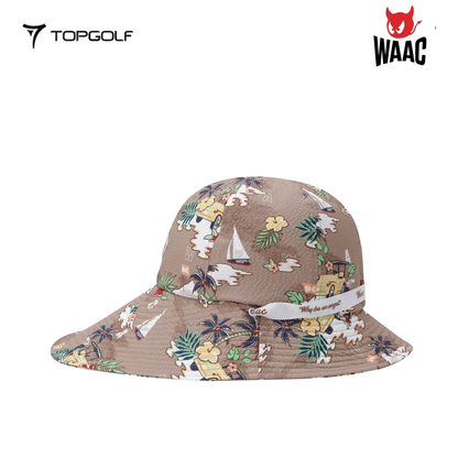 WAAC Cap Women SS25 WGRCX25310-BEX FR – Topi Golf Wanita Sporty Klasik Adjustable