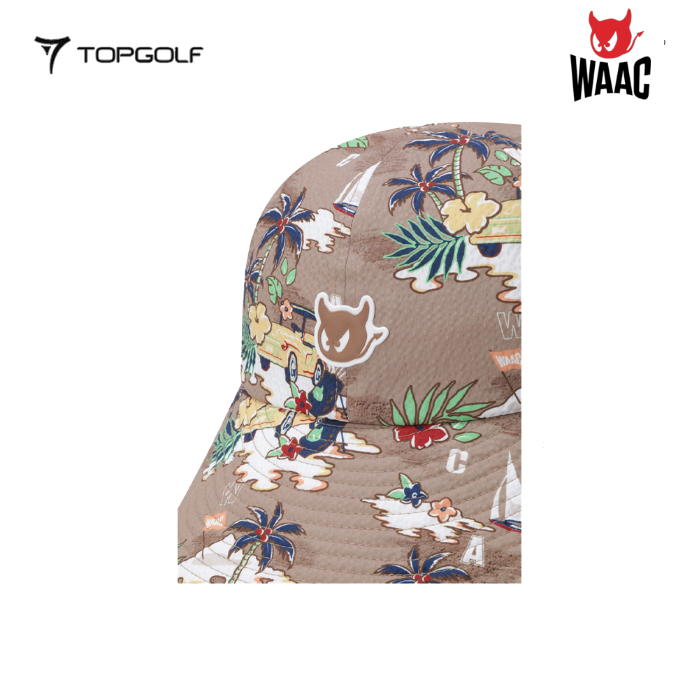 WAAC Cap Women SS25 WGRCX25310-BEX FR – Topi Golf Wanita Sporty Klasik Adjustable
