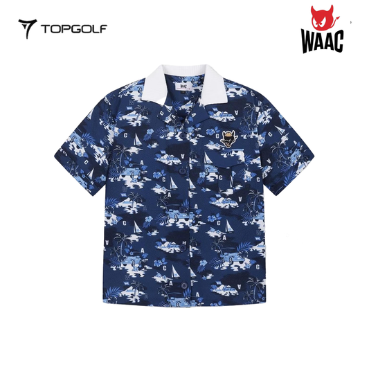 WAAC Polo Women 25SS WWTCM25306-NYX – Polo Golf Wanita Sporty Elegan