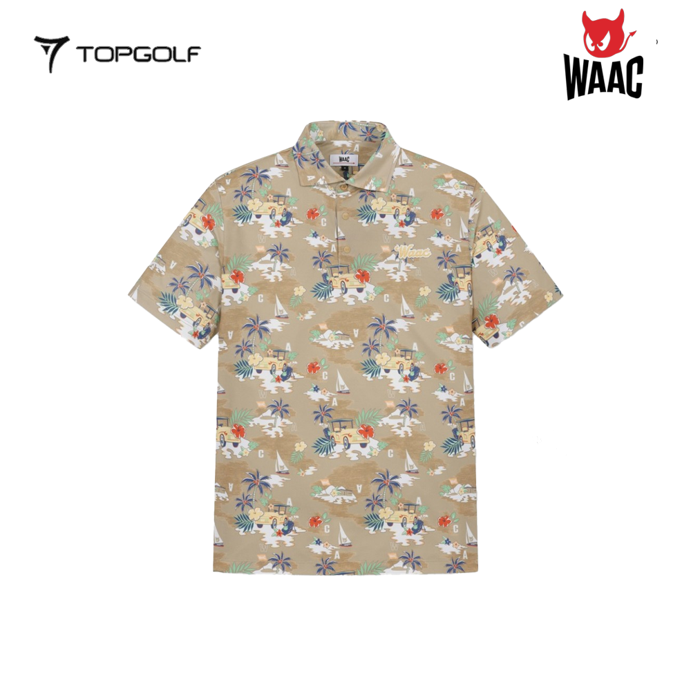 WAAC POLO SHIRT MEN SS25 WMTCM25301-BEX