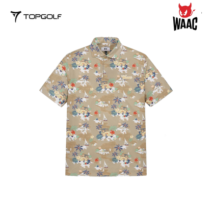 WAAC POLO SHIRT MEN SS25 WMTCM25301-BEX