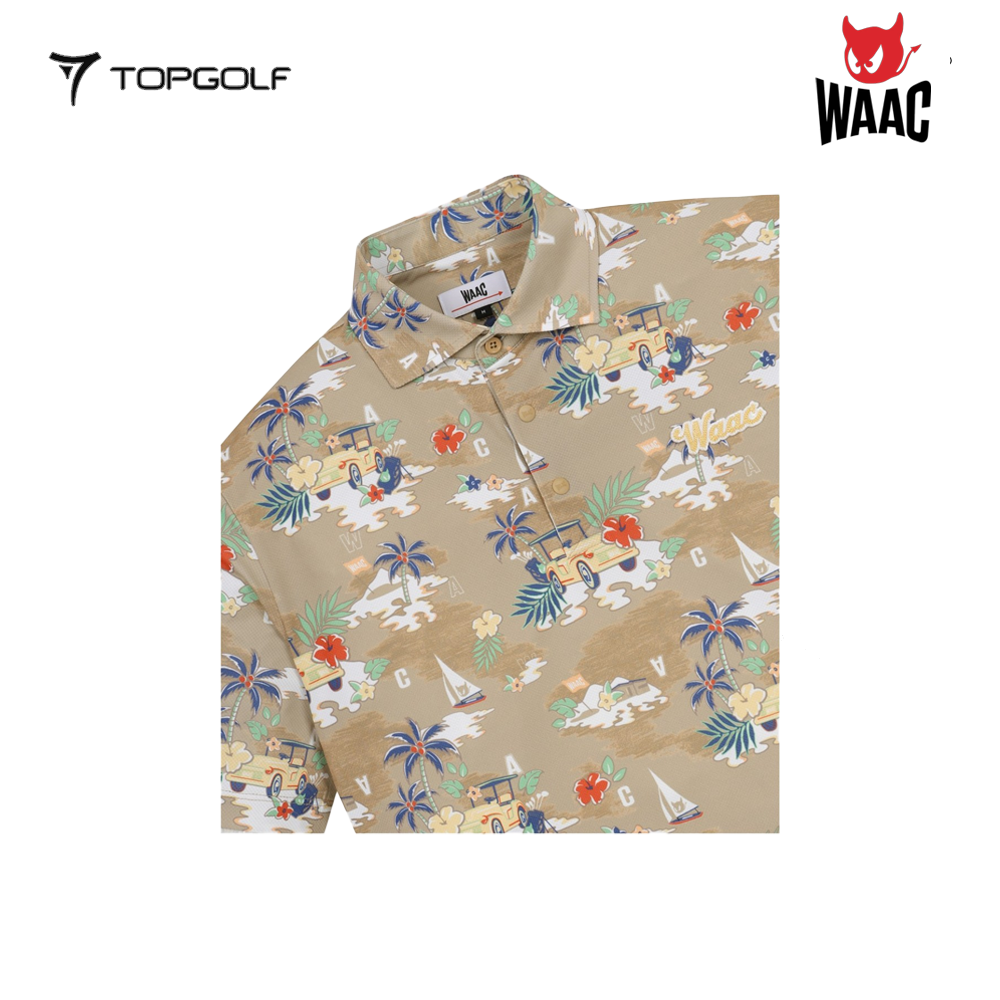 WAAC POLO SHIRT MEN SS25 WMTCM25301-BEX