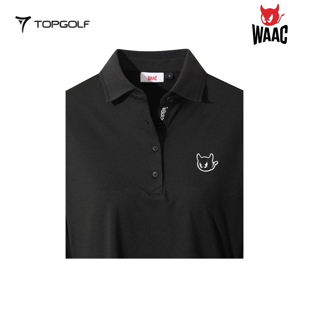 WAAC LONG SLEEVE POLO WOMEN WWTBS26101-BKX 26SS