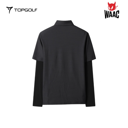 WAAC LONG SLEEVE POLO MEN WMTBM26205-BKX 26SS