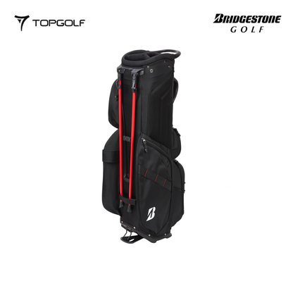 BRIDGESTONE CB2525 Lightweight Stand Bag 9? Hitam – Tas Golf Stand Ringan