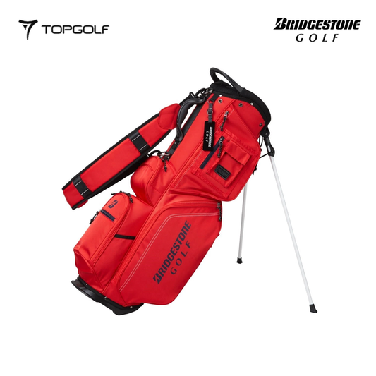 BRIDGESTONE CB2525 Lightweight Stand Bag 9? Merah – Tas Golf Stand Ringan