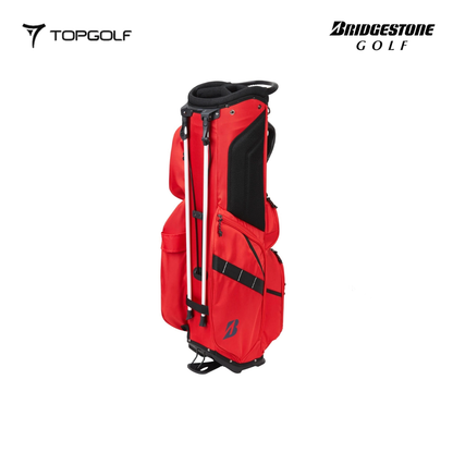 BRIDGESTONE CB2525 Lightweight Stand Bag 9? Merah – Tas Golf Stand Ringan