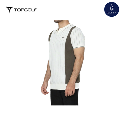 AKITS KNITTED POLO AM0320 MEN EMERSON  WHITE