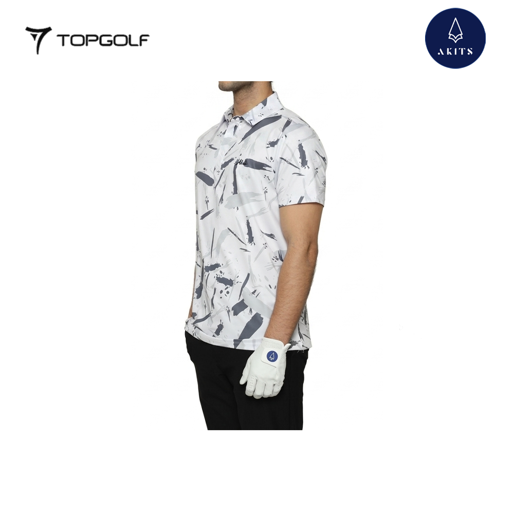 AKITS AM0323 MEN IMPERIAL POLO WH-GY