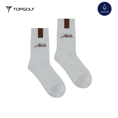 AKITS SOCKS ASL02 WOMEN CREW WHITE FR