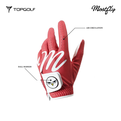 MOSTFLY WOMEN GLOVE LINE RED FAIRWAY SHOT