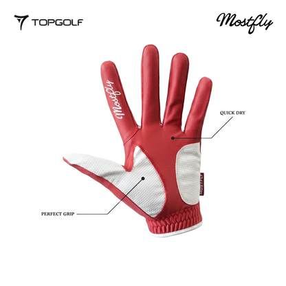 MOSTFLY MEN GLOVE LINE RED FAIRWAY SHOT