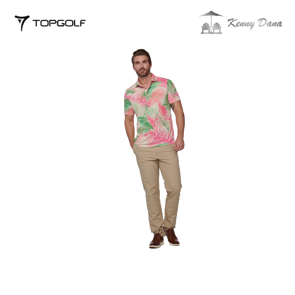 KENNY DANA POLO 103131-1 BALI NATURAL MEN'S COMFORT FIT WOVEN SHIRT