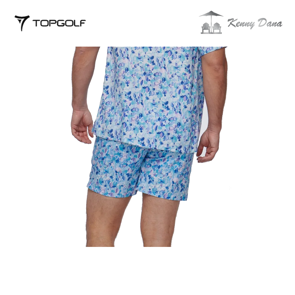 KENNY DANA SHORT 102127-2 SAND PEBBLES BLUE TONAL MEN’S SWIM TRUNK