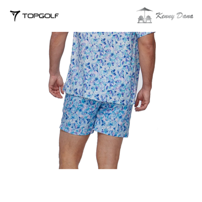KENNY DANA SHORT 102127-2 SAND PEBBLES BLUE TONAL MEN’S SWIM TRUNK