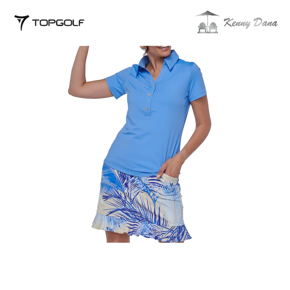 KENNY DANA POLO W 49000-P SOLID PERI SHORT SLEEVE POLO SHIRT