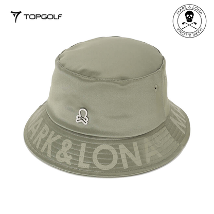 MARK&LONA Halo Glossy Twill Hat Unisex Khaki