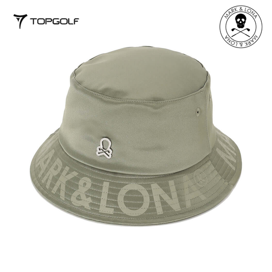 MARK&LONA Halo Glossy Twill Hat Unisex Khaki