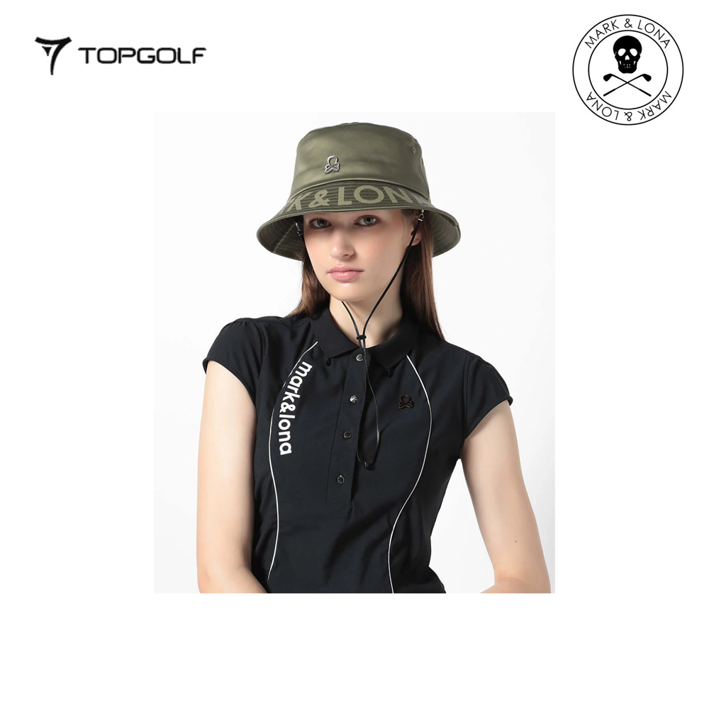 MARK&LONA Halo Glossy Twill Hat Unisex Khaki