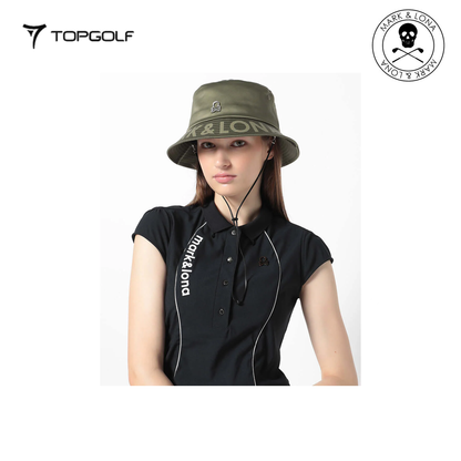 MARK&LONA Halo Glossy Twill Hat Unisex Khaki
