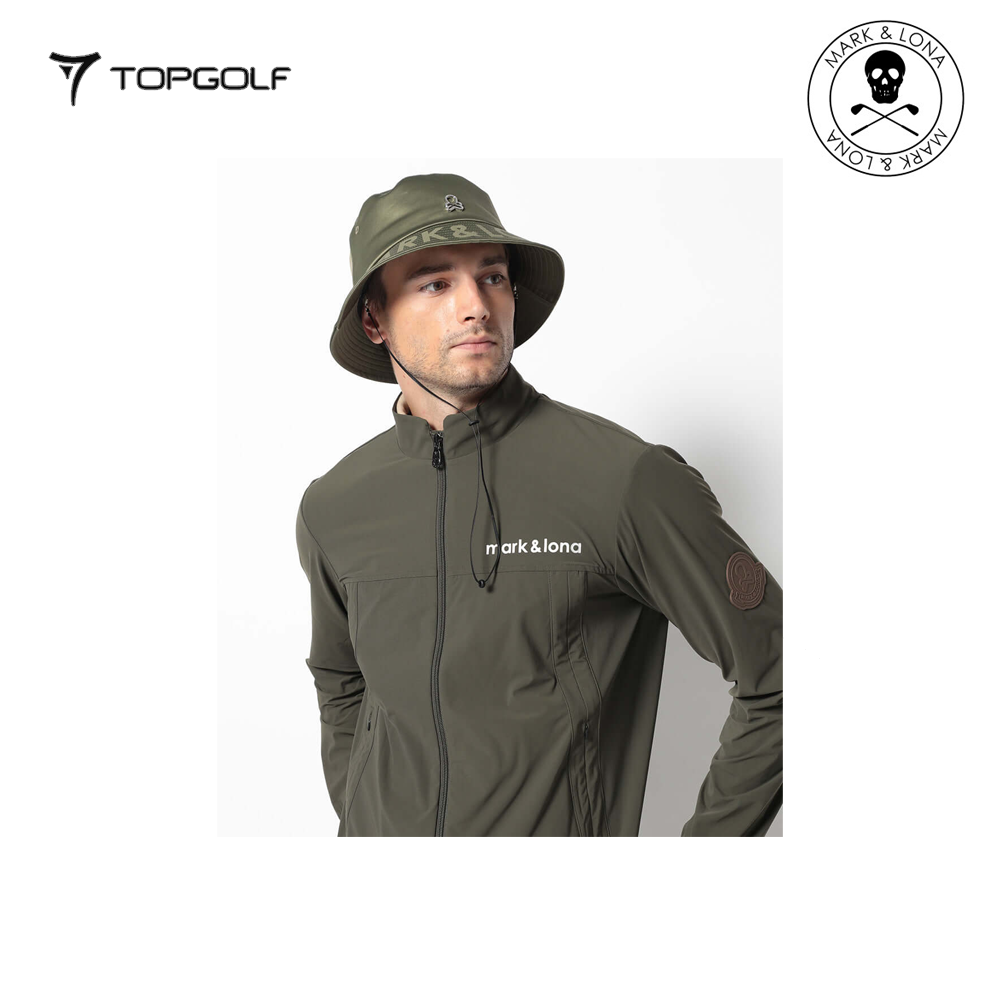 MARK&LONA Halo Glossy Twill Hat Unisex Khaki