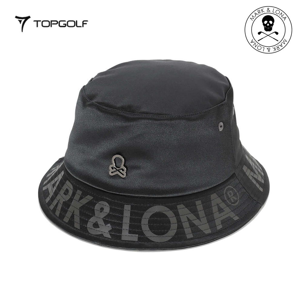 MARK&LONA Halo Glossy Twill Hat Unisex Black
