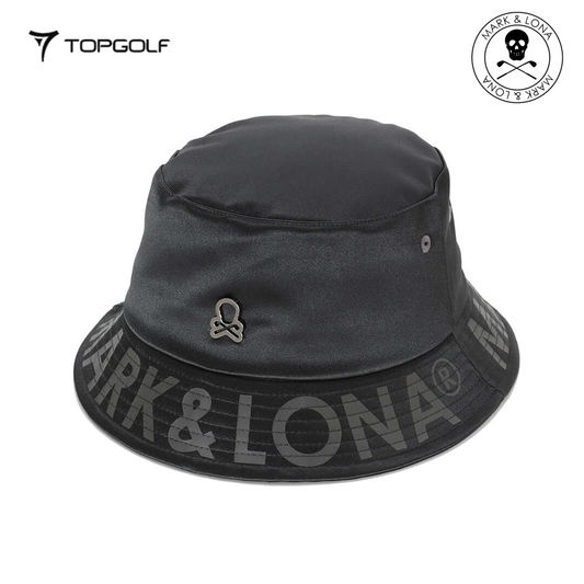 MARK&LONA Halo Glossy Twill Hat Unisex Black