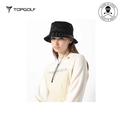MARK&LONA Halo Glossy Twill Hat Unisex Black