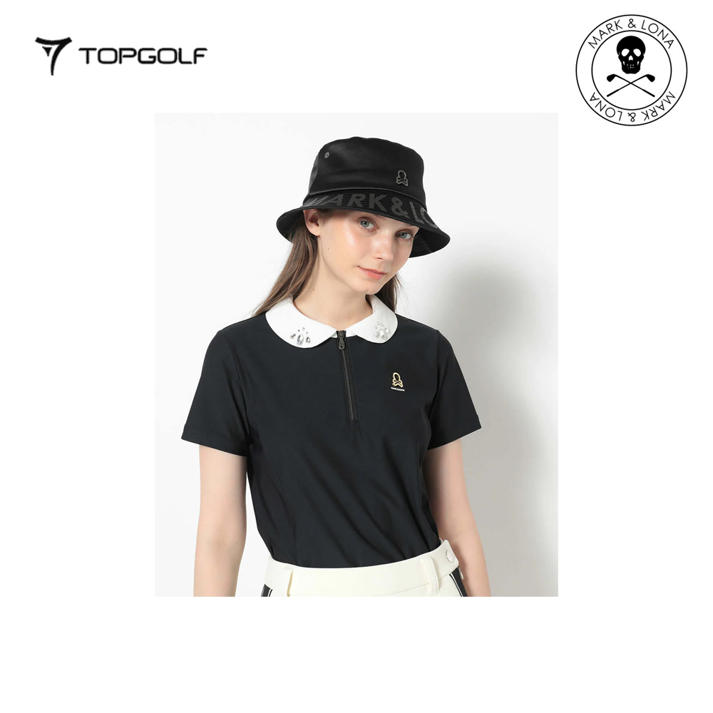 MARK&LONA Halo Glossy Twill Hat Unisex Black