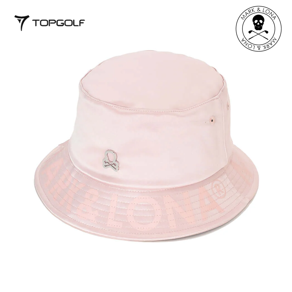 MARK&LONA Halo Glossy Twill Hat Unisex Pink