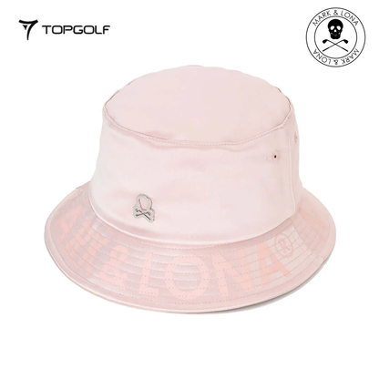 MARK&LONA Halo Glossy Twill Hat Unisex Pink