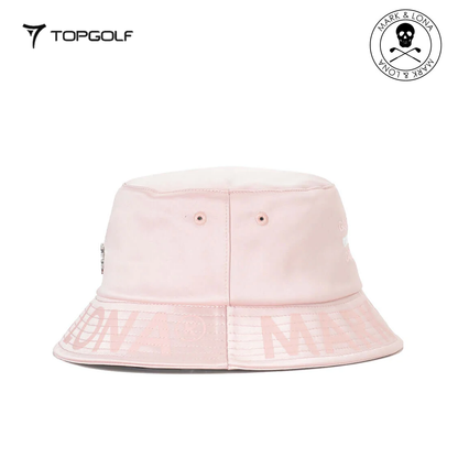 MARK&LONA Halo Glossy Twill Hat Unisex Pink