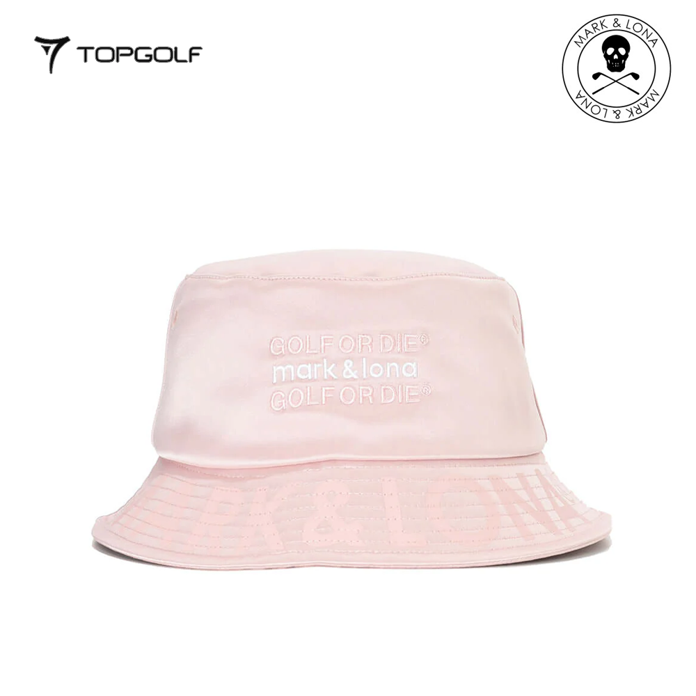 MARK&LONA Halo Glossy Twill Hat Unisex Pink