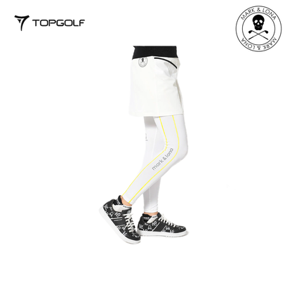 MARK&LONA HEC Dual Panel Performance Leggings Women White