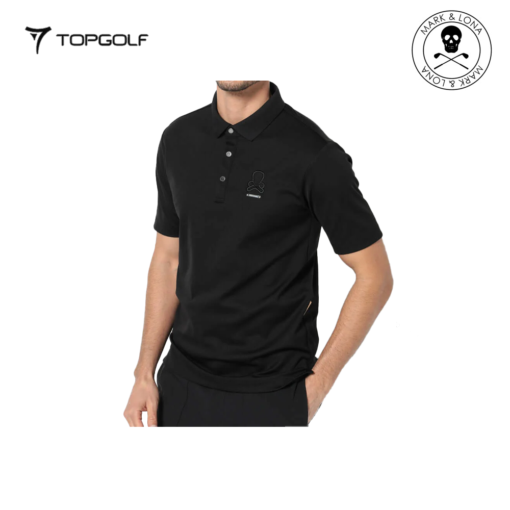 MARK&LONA Ever Refined Piqué Polo Men Black