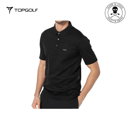 MARK&LONA Ever Refined Piqué Polo Men Black
